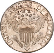 ½ Dollar "Draped Bust Half Dollar" Heraldic eagle, United States, 1801-1807 reverse image