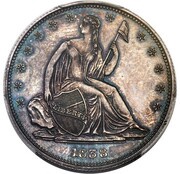 ½ Dollar "1838" Pattern; Silver obverse image