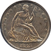 ½ Dollar "Seated Liberty Half Dollar" obverse image