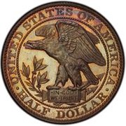 ½ Dollar "1877" Pattern; copper, United States, 1877 reverse image