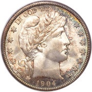 ½ Dollar "Barber Half Dollar" obverse image