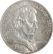 ½ Dollar State of Illinois Anniversary obverse image
