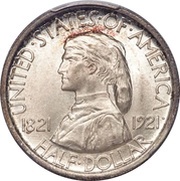 ½ Dollar Missouri Commemorative obverse image