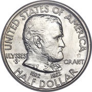 ½ Dollar Ulysses S. Grant obverse image