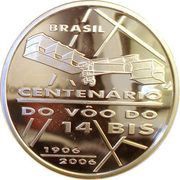 2 Reais Flight of 14 Bis obverse image
