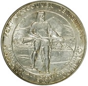 ½ Dollar Fort Vancouver Centennial, United States, 1925 reverse image