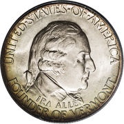 ½ Dollar Vermont Sesquicentennial obverse image