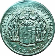 ½ Dollar Maryland, United States, 1934 reverse image