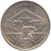 ½ Dollar Arkansas, United States, 1935-1939 reverse image