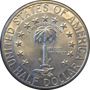 ½ Dollar Columbia Sesquicentennial, United States, 1936 reverse image