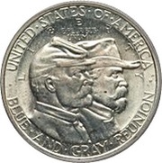 ½ Dollar Battle of Gettysburg obverse image