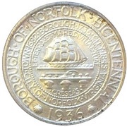 ½ Dollar Norfolk obverse image