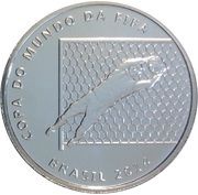 2 Reais FIFA World Cup 2014 - Saving the Ball obverse image