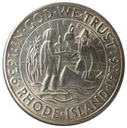 ½ Dollar Providence, Rhode Island Tercentenary obverse image