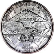 ½ Dollar Arkansas Centennial, United States, 1936 reverse image