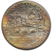 ½ Dollar 75th anniversary of the Battle of Antietam, United States, 1937 reverse image