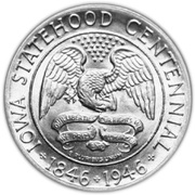 ½ Dollar Iowa Centennial obverse image