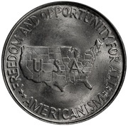 ½ Dollar Washington-Carver, United States, 1951-1954 reverse image