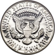 ½ Dollar "Kennedy Half Dollar" 40% Silver reverse image