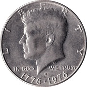 ½ Dollar "Kennedy Half Dollar" Bicentennial obverse image