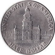½ Dollar "Kennedy Half Dollar" Bicentennial, United States, 1976 reverse image