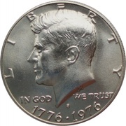½ Dollar "Kennedy Half Dollar" Bicentennial, Silver Issue obverse image