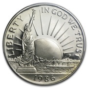 ½ Dollar Statue of Liberty obverse image