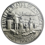 ½ Dollar Statue of Liberty, United States, 1986 reverse image