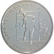 2 Reais FIFA World Cup 2014 - Heading the Ball obverse image