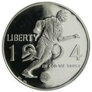 ½ Dollar World Cup Soccer obverse image