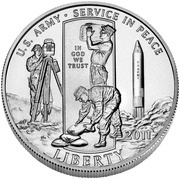 ½ Dollar United States Army obverse image