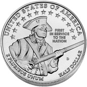 ½ Dollar United States Army, United States, 2011 reverse image