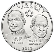 ½ Dollar US Army 5-Star Generals obverse image