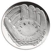 ½ Dollar National Baseball Hall of Fame obverse image