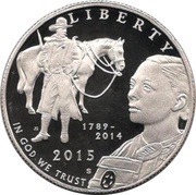 ½ Dollar U.S. Marshals Service 225th Anniversary obverse image
