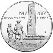 ½ Dollar Boys Town Centennial obverse image