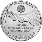 ½ Dollar American Legion 100th Anniversary, United States, 2019 reverse image