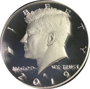 ½ Dollar "Kennedy Half Dollar" Silver Proof Issue obverse image