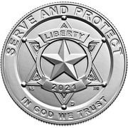 ½ Dollar National Law Enforcement Memorial and Museum obverse image