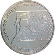 2 Reais FIFA World Cup 2014 - Scoring obverse image