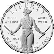 ½ Dollar Greatest Generation obverse image