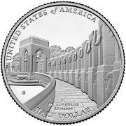 ½ Dollar Greatest Generation, United States, 2024 reverse image