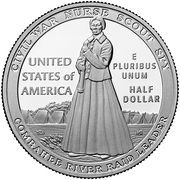 ½ Dollar Harriet Tubman, United States, 2024 reverse image
