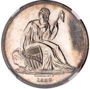 1 Dollar "1836 Gobrecht Dollar" Pattern; silver obverse image