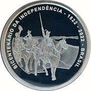 2 Reais Bicentenary of Independence of Brazil obverse image