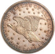 1 Dollar "Gobrecht Dollar" reverse image