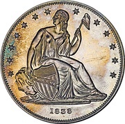 1 Dollar "1838 Gobrecht Dollar" Pattern obverse image