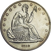 1 Dollar "1839 Gobrecht Dollar" Pattern obverse image
