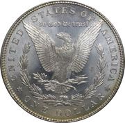 1 Dollar "Morgan Dollar", United States, 1878-1921 reverse image