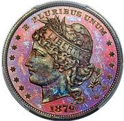 1 Dollar "1879 Goloid Metric Dollar" Pattern; Copper obverse image